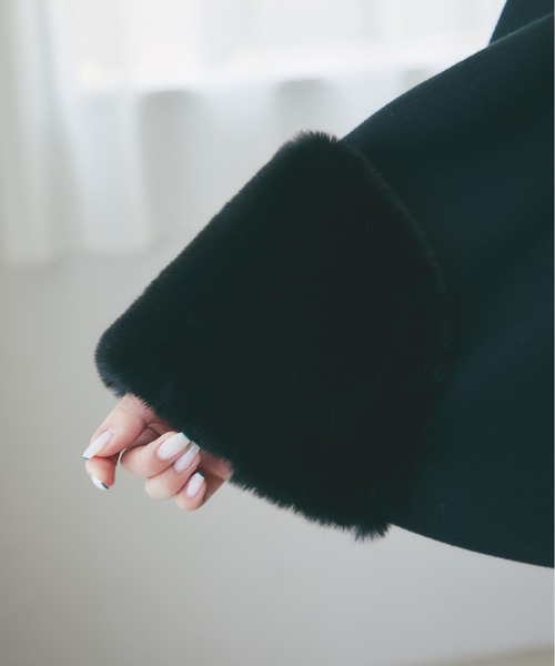 tocco closet（トッコ クローゼット） コート アウター 2WAYファー