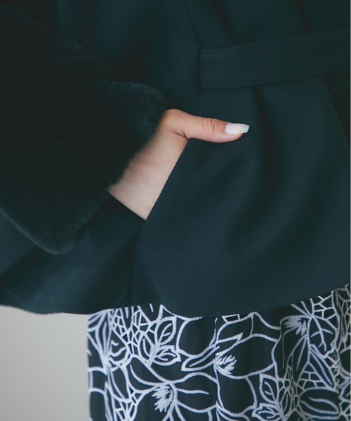 tocco closet（トッコ クローゼット） コート アウター 2WAYファー