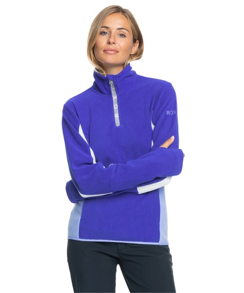 ROXY トレーナー スウェット SAYNA HALF ZIP/ロキシー保温ハーフ