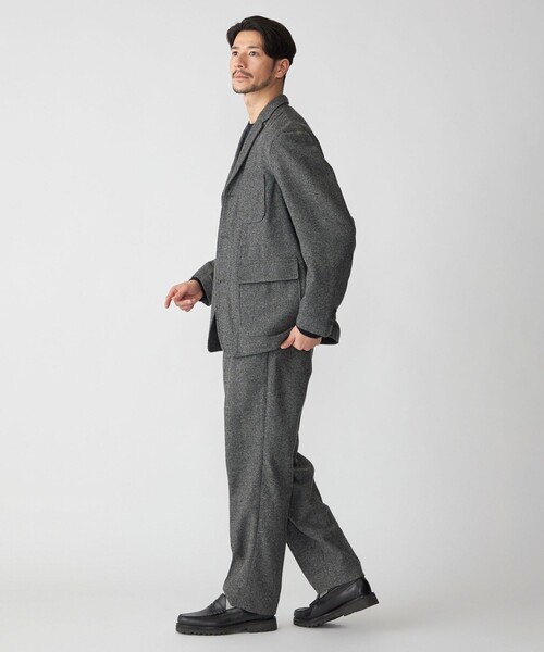 SHIPS グレー パンツスーツ 上下セット　ブラウス付き パンツスーツ ブラウス付き パンツスーツ上下 ブラウス付き SHIPS