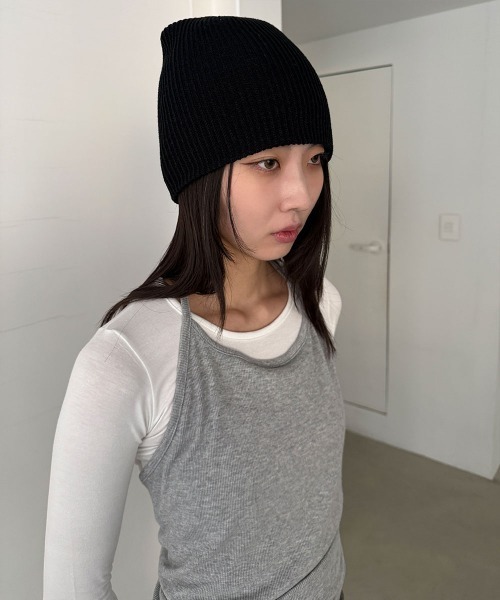 4INT. ニット帽 ニットキャップ リブニットビーニー メンズ レディース