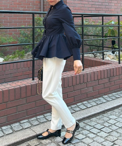 ペプラムシャツ(シャツ/ブラウス)｜トップス│styling