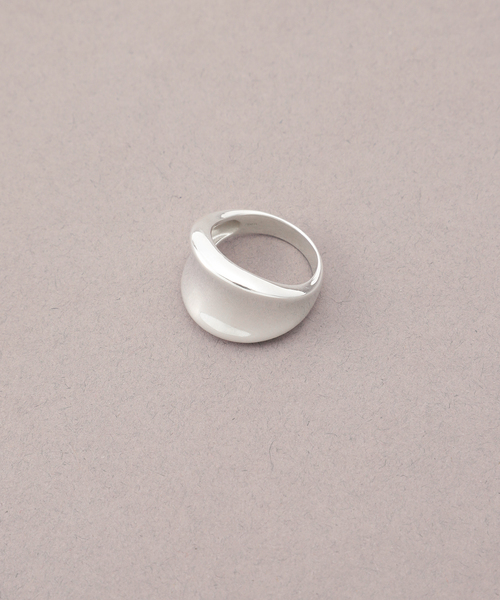 Lilas 指輪 リング 「SAMH by LILAS」カーブワイド平甲丸リング SV