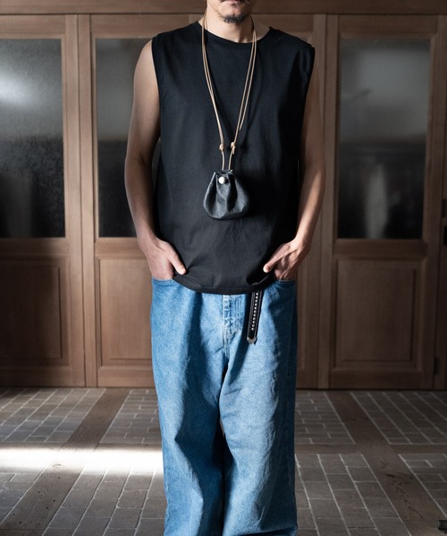 SENTI（センティ） ショルダーバッグ Dyneema(R) Leather DRAWSTRING