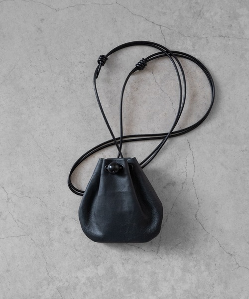 SENTI（センティ） ショルダーバッグ Dyneema(R) Leather DRAWSTRING