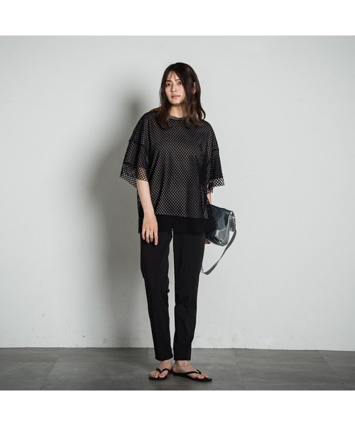 MAYSON GREY スラックス パンツ 360度ストレッチテーパード