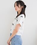 tシャツ メニーリボンワッフルCT レディースの詳細画像5