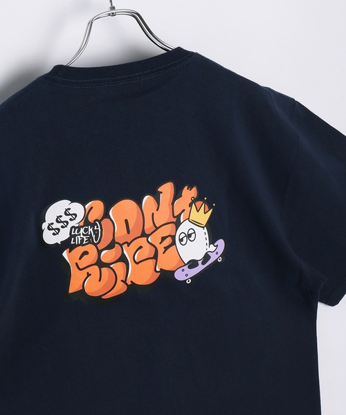 MIAMIA ハンドバッグプリント Tシャツ 半袖 ムラサキスポーツ tシャツ ALOHA PEOPLE/アロハピープル 半袖 T