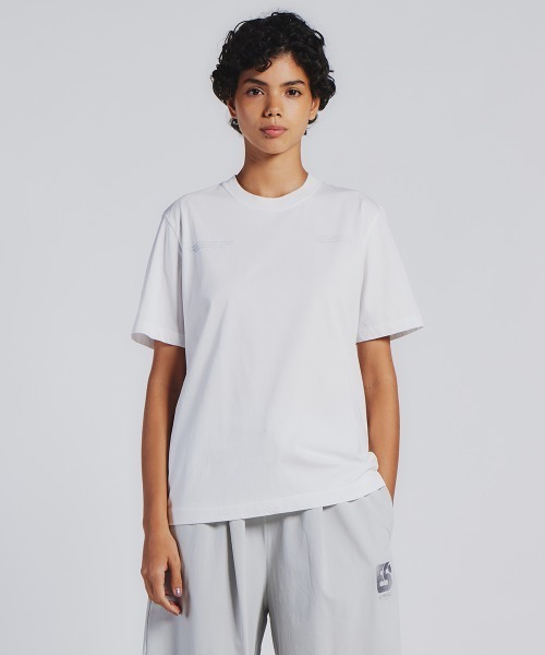 tシャツ バックロゴプリントTシャツ レディース
