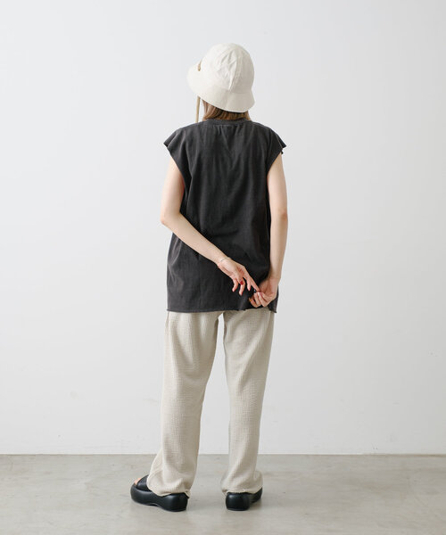 WHIMSIC パンツ 「UNISEX/SETUP対応」ストレッチシアサッカーイージー  
