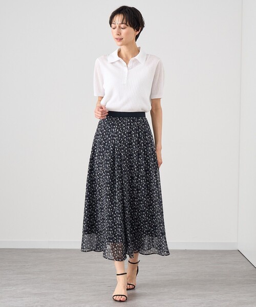 ANAYI（アナイ） ポロシャツ ポロ LUREXポロプルオーバー レディース