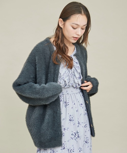 OHGA シャギーコーディガン　コート　カーディガン OHGA シャギーコーディガン コート カーディガン OHGA シャギー