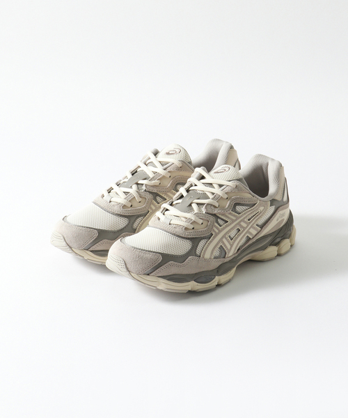 ASICS (アシックス) GEL-NYC 1201A789.103 1201A789-103 Asics GEL-NYC Oyster Grey Cream Charcoal Gray