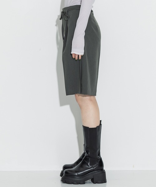 パンツ 「STUDIOUS/ステュディオス」サイドタックハーフパンツ/セットアップ可能 レディース_20