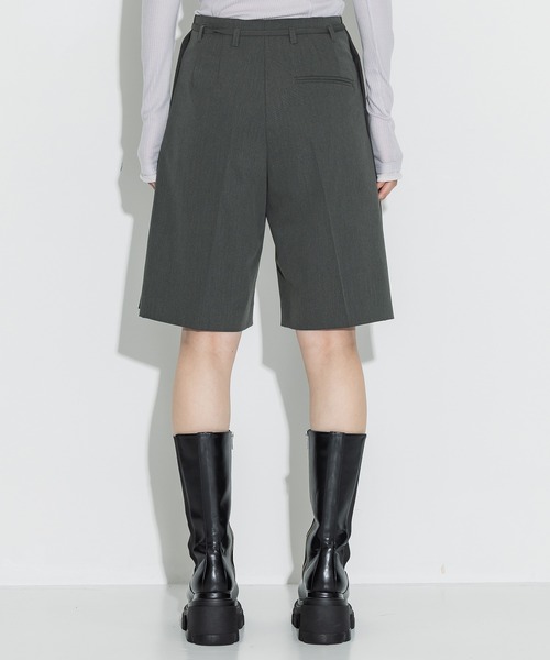 パンツ 「STUDIOUS/ステュディオス」サイドタックハーフパンツ/セットアップ可能 レディース_21