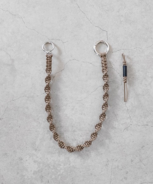 SENTI（センティ） ウォレットチェーン 」 SPIRAL BRAIDING LEATHER