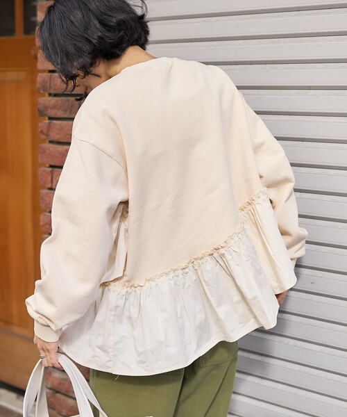 FREAK'S STORE トレーナー スウェット 「新色追加」リメイク風