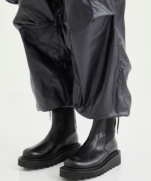 08sircus カーゴパンツ Satin belted cargo pants – 08sircus