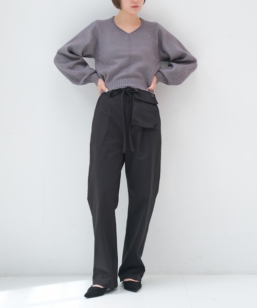 AKTE（アクテ） パンツ デタッチポケットパンツ レディース : ZOZOTOWN