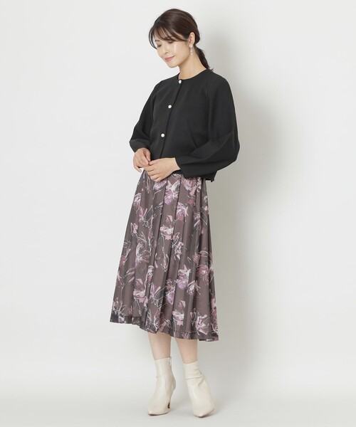 カーディガン ポリエステルミラノリブ ニットカーディガン レディース TO BE CHIC カーディガン ポリエステルミラノリブ ニット