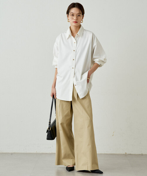 新品未使用タグ付【ラウンジドレス】サテンブラウス 黒 長袖 カットソー インナー サテンブラウス | LOUNGEDRESS(ラウンジドレス)レディース | PAL