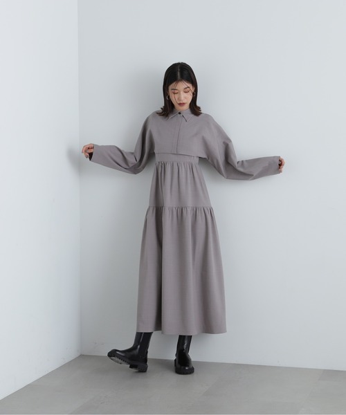 ワンピース n 花柄シフォンワンピース＊Z155 | cherie ange