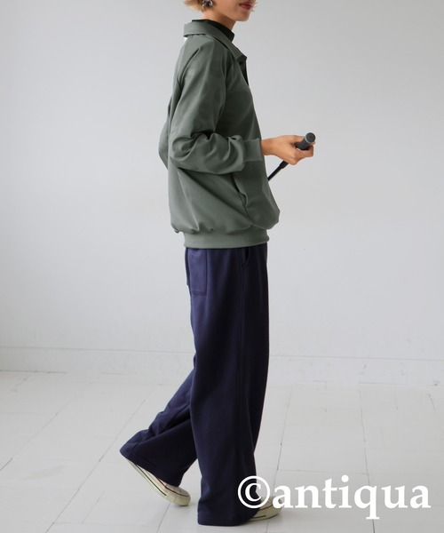 antiqua tシャツ 「STCH」ドットデザインストレッチトップス