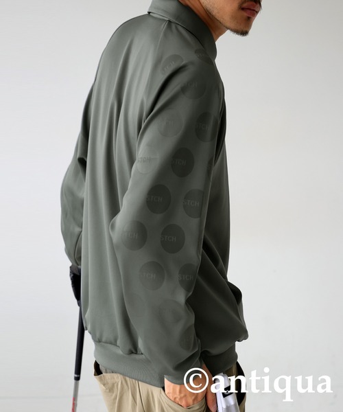 tシャツ ドットステッチトップス レディース antiqua tシャツ 「STCH」ドットデザインストレッチトップス