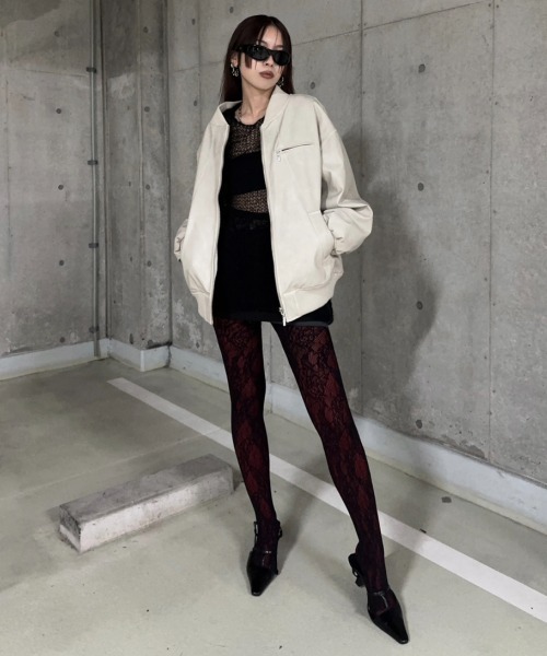 JOSE MOON ジャケット ブルゾン FAUX LEATHER BLOUSON/フォーレザー 