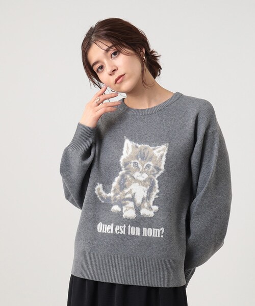 【タグ付き】WANNA ジャガード　自由の女神　ニット　セーター タグ付き】WANNA ジャガード 自由の女神 ニット セーター タグ付き