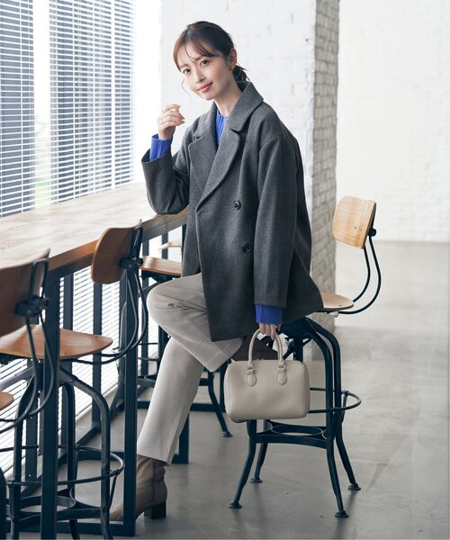 ikka（イッカ） パンツ GOKU楽フェイクスエードテーパードパンツ