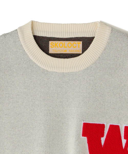 SKOLOCT STRIPE KNIT SWEATER 【美品】 SKOLOCT STRIPE KNIT SWEATER 【美品】