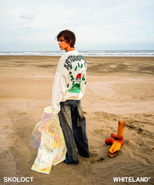 WHITELAND（ホワイトランド） セーター ニット SKOLOCT×WHITELAND