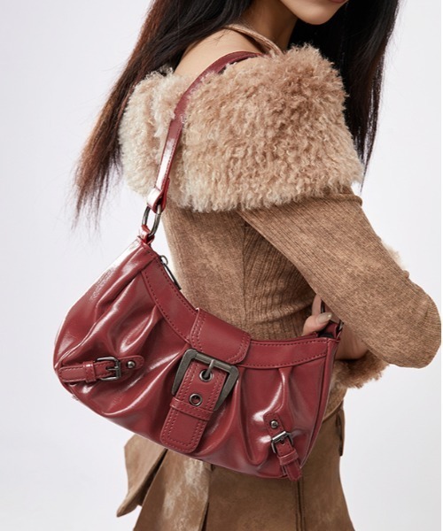 FREE STYLISTS ショルダーバッグ バッグ Y2K バックル ベルト