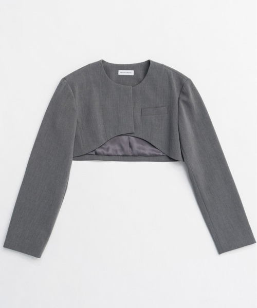 MAISON SPECIAL ジャケット ノーカラージャケット Suiting