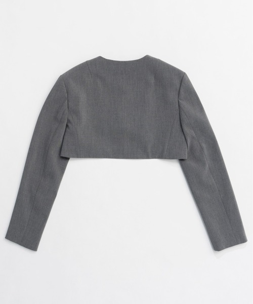 MAISON SPECIAL ジャケット ノーカラージャケット Suiting