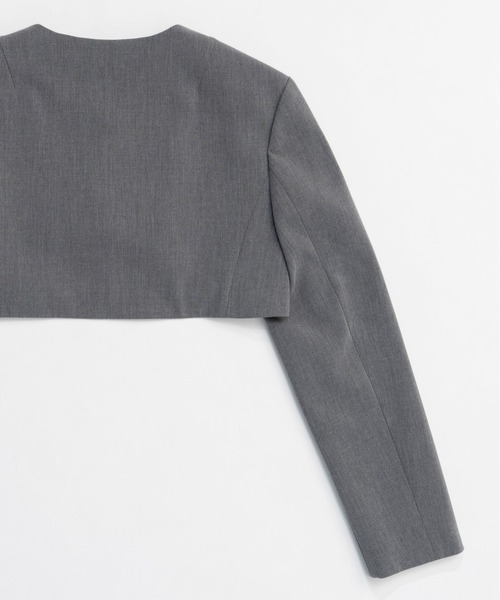 MAISON SPECIAL ジャケット ノーカラージャケット Suiting