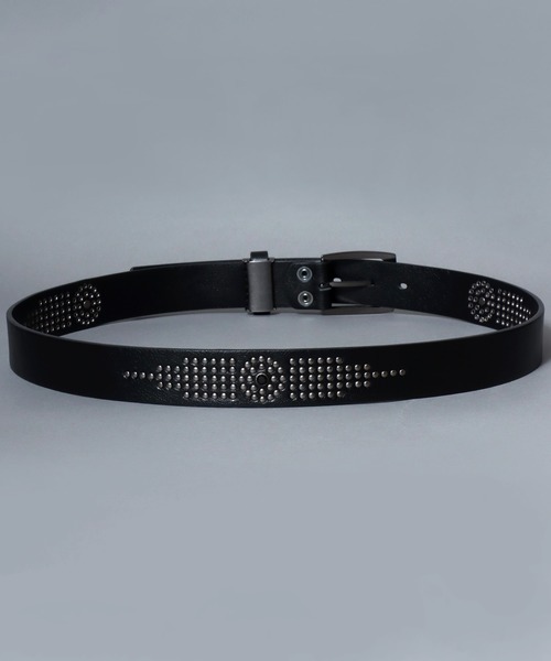 ANPAS（アンパス） ベルト 35mm Width Western Studs Leather Belt