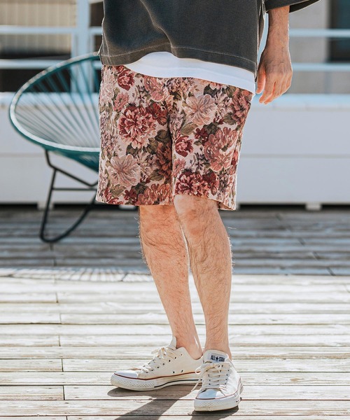 CAMBIO パンツ mp13144- Botanical Gobelin Short Pants