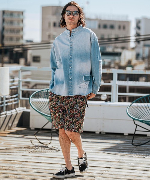 CAMBIO（カンビオ） パンツ mp13144- Botanical Gobelin Short Pants