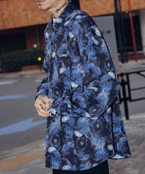 Subciety シャツ Patterned L/S shirt メンズ レディース : ZOZOTOWN  