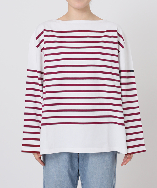IENA LA BOUCLE tシャツ LE MINOR/ルミノア 別注パネルボーダー