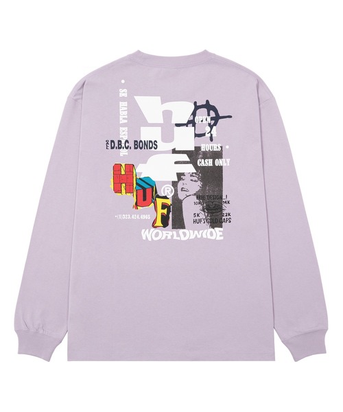 HUF（ハフ） tシャツ CUT AND PASTE LS TEE メンズ レディース 