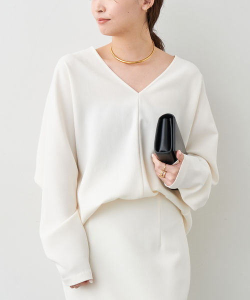 Deuxieme Classe ブラウス シャツ *トリアセジョーゼット V