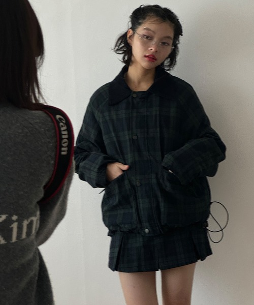 JUDIN（ジュディン） コート アウター 「リバーシブル」 チェック