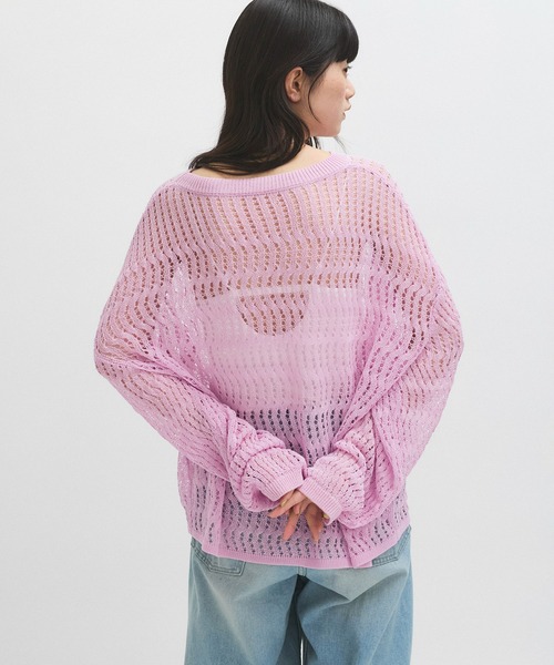 に*し様 １５日まで出品　コムデギャルソン　透かし編みニット　M 透かし編みニットブルゾン（1504IG05） | COMME CA (Women
