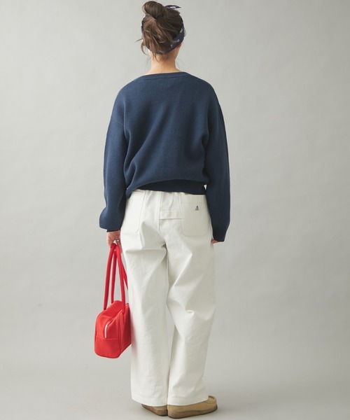 GEVACO パンツ 「GEVACO」タックロングデニムパンツ レディース