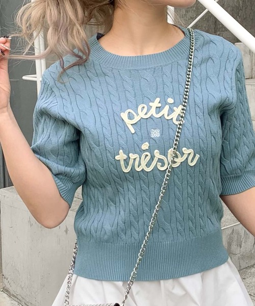 mily bilet ニット セーター 「mily bilet」上品フェミニン。コード