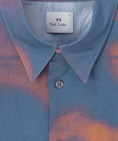 【Paul Smith】\"Palm Shadow\" カジュアルシャツ Palm Shadow