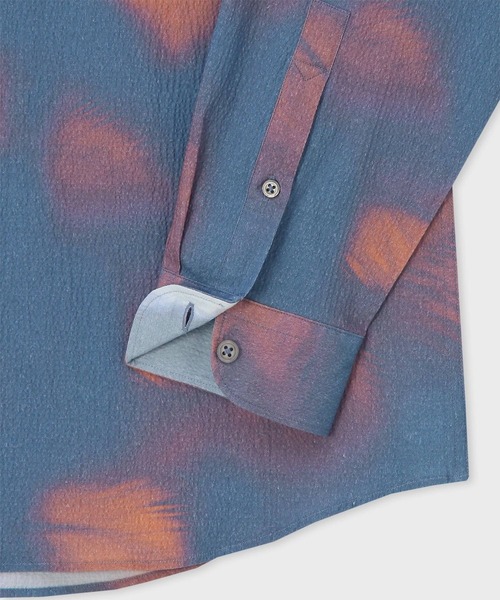 【Paul Smith】\"Palm Shadow\" カジュアルシャツ Palm Shadow